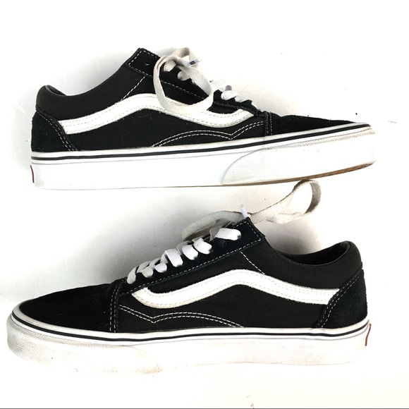 VANS OLD SKOOL CLASSIC SKATE SNEAKER BLACK UNISEX - Picture 3 of 8